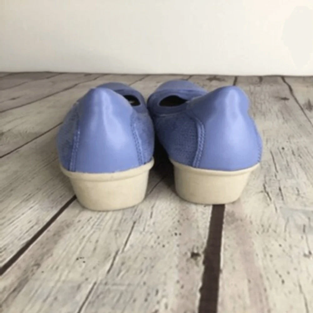 Laura Scott Womens 8 M Slip On‎ Ballet Flats Shoes Comfort & Style Purple